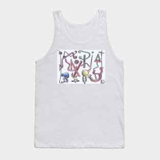 Alien Graff Tank Top